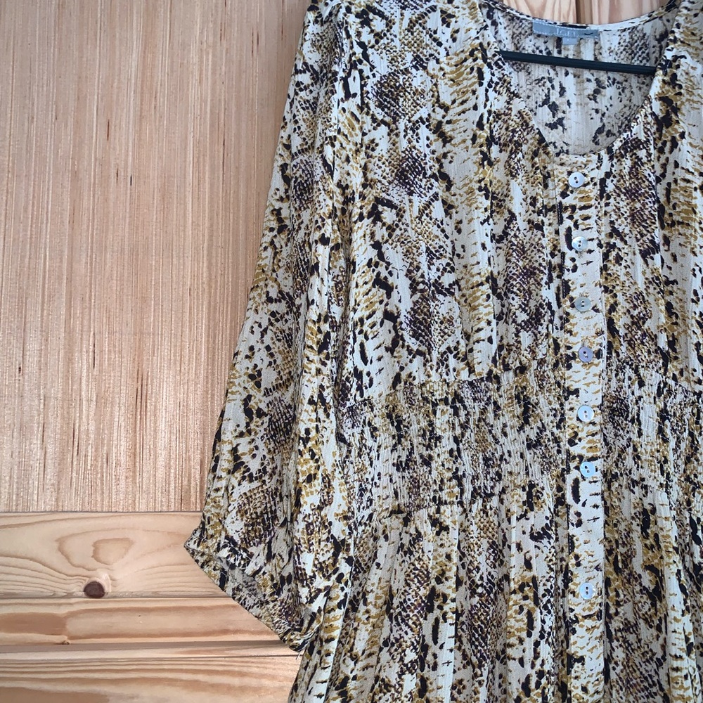 JGee boho renaissance modest dress size L - Picture 3 of 4